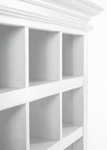 Halifax White Painted Entertainment Storage Shelving Unit - White Tree Furniture