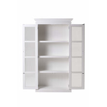 Halifax White Painted Glazed Display Cabinet CA595 - White Tree Furniture