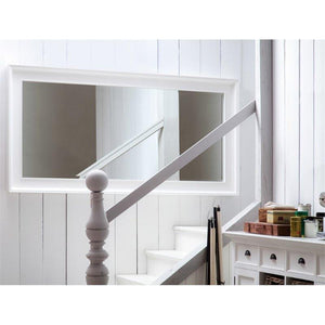 Halifax White Painted Grand Mirror - White Tree Furniture