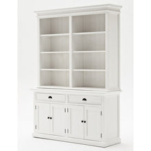 Halifax White Hutch Bookcase Unit BCA599 - White Tree Furniture