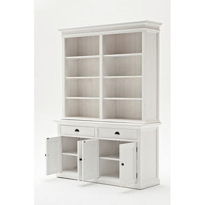 Halifax White Hutch Bookcase Unit BCA599 - White Tree Furniture