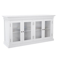 Halifax White Painted Large Display Buffet - White Tree Furniture
