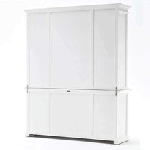 Halifax White Painted Library Hutch Unit - White Tree Furniture