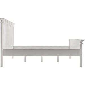 Halifax White Painted Queen Size Double Bed 160 x 200cm - White Tree Furniture