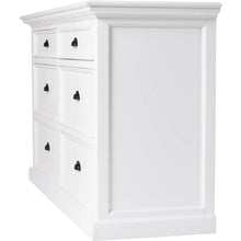 Halifax White Painted 6 Drawer Chest of Drawers - White Tree Furniture