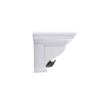 Halifax White Painted 6 Hook Coat Rack 100cm - White Tree Furniture