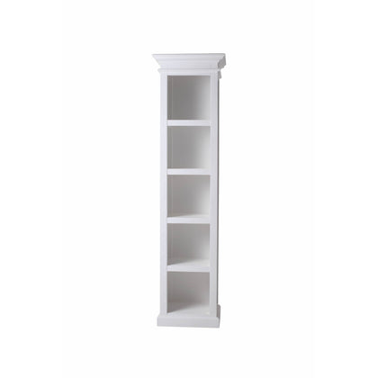 Thin white bookshelf discount