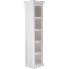 Halifax White Painted Tall Narrow Bookshelf - White Tree Furniture