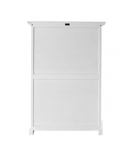 Halifax White Painted Tallboy Chest of Drawers - White Tree Furniture
