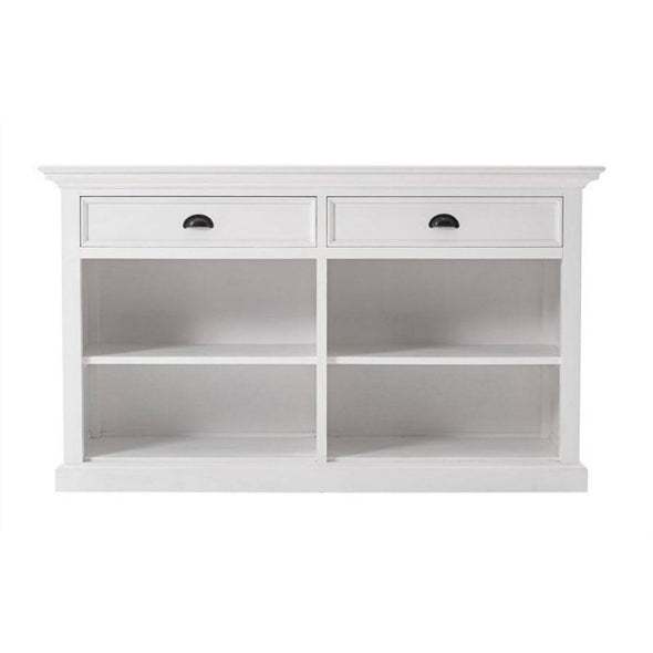 NOVASOLO HALIFAX White Sideboard with 2 Drawers B193 - White Tree Furniture