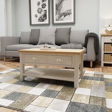 Toulouse Grey Painted Oak Large Coffee Table - White Tree Furniture