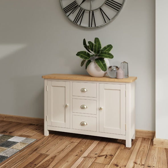 Toulouse Grey Painted Oak Large Sideboard - White Tree Furniture