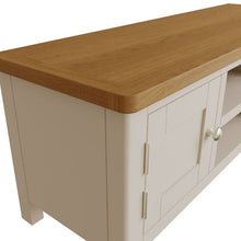 Toulouse Grey Painted Oak Large TV Unit - White Tree Furniture