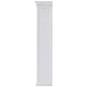 Halifax White Painted Tall Bookcase with 3 Bottom Drawers CA580 - White Tree Furniture