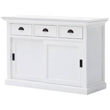 Nova Solo Halifax White Painted Buffet Sideboard with Sliding Doors B130