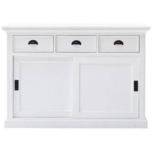 Nova Solo Halifax White Painted Buffet Sideboard with Sliding Doors B130