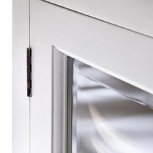 Halifax White Painted 2 Level Pantry Display Cabinet CA609 - White Tree Furniture