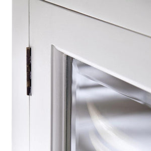 Halifax White Painted 2 Level Pantry Display Cabinet CA609 - White Tree Furniture
