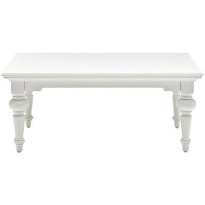 Nova Solo Provence White Painted Rectangular Coffee Table T775