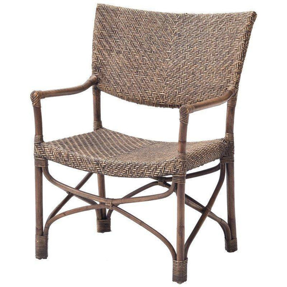 Nova Solo Wickerworks Squire Rattan Wicker Chairs (Pair) CR47