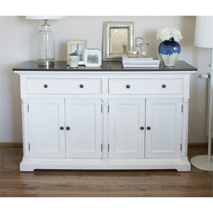 Provence Accent White Painted Large Buffet Sideboard - White Tree Furniture