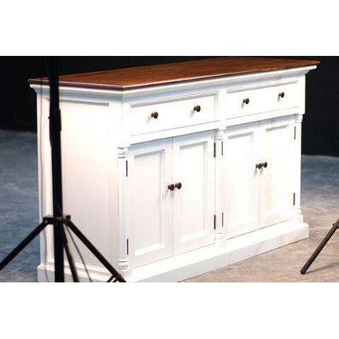Provence Accent White Painted Large Buffet Sideboard - White Tree Furniture