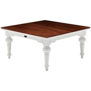 Provence Accent White Painted Square Coffee Table - White Tree Furniture