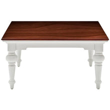 Provence Accent White Painted Square Coffee Table - White Tree Furniture