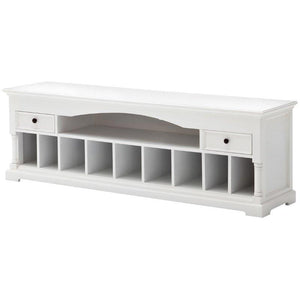 Provence White Painted Large TV Unit - White Tree Furniture