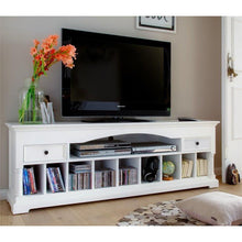 Provence White Painted Large TV Unit - White Tree Furniture