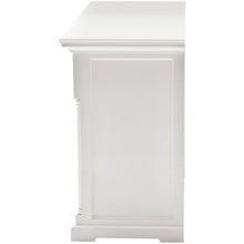 Provence White Painted Classic Sideboard with 4 Doors - White Tree Furniture