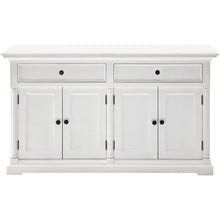 Provence White Painted Classic Sideboard with 4 Doors - White Tree Furniture
