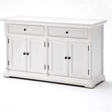 Provence White Painted Classic Sideboard with 4 Doors - White Tree Furniture