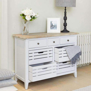Baumhaus Signature Grey Console Small Sideboard - White Tree Furniture
