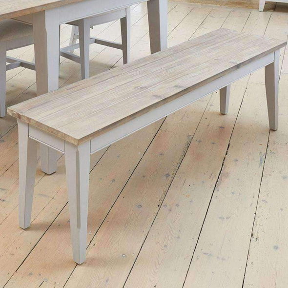 Baumhaus Signature Grey Dining Bench 150cm - White Tree Furniture