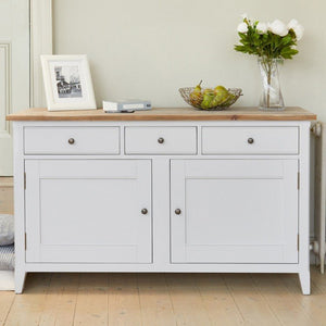 Baumhaus Signature Grey Large Sideboard - White Tree Furniture