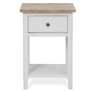 Baumhaus Signature Grey One Drawer Side Table - White Tree Furniture