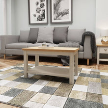 Toulouse Grey Painted Oak Small Coffee Table - White Tree Furniture