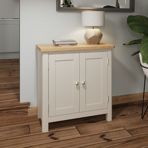 Toulouse Grey Painted Oak Small Sideboard - White Tree Furniture