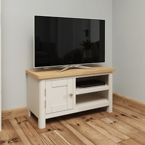 Toulouse Grey Painted Oak TV Unit - White Tree Furniture