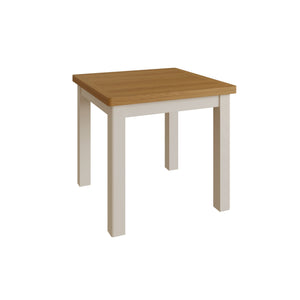 Toulouse Grey Painted Oak Square Table - White Tree Furniture