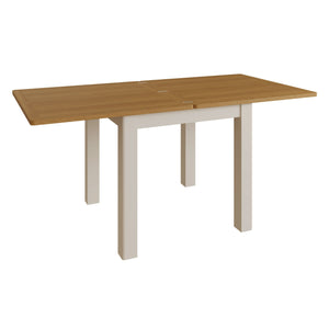 Toulouse Grey Painted Oak Square Table - White Tree Furniture