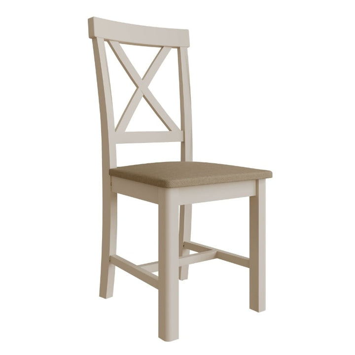 Toulouse Grey Painted Oak Chair - White Tree Furniture