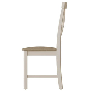 Toulouse Grey Painted Oak Chair - White Tree Furniture