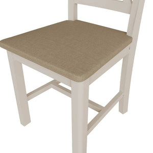 Toulouse Grey Painted Oak Chair - White Tree Furniture