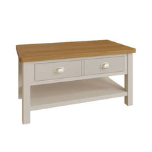 Toulouse Grey Painted Oak Large Coffee Table - White Tree Furniture