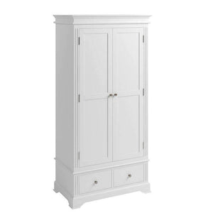 Alsace White Painted Wardrobe - White Tree Furniture