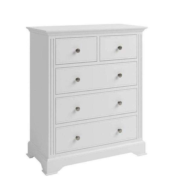 Alsace White Painted Chest of Drawers - White Tree Furniture