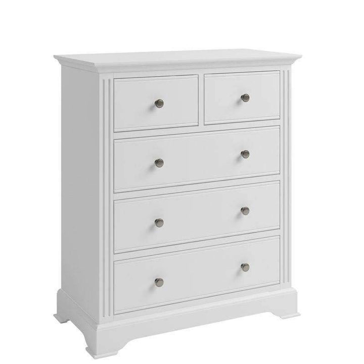 Alsace White Painted Chest of Drawers - White Tree Furniture