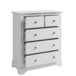 Alsace White Painted Chest of Drawers - White Tree Furniture